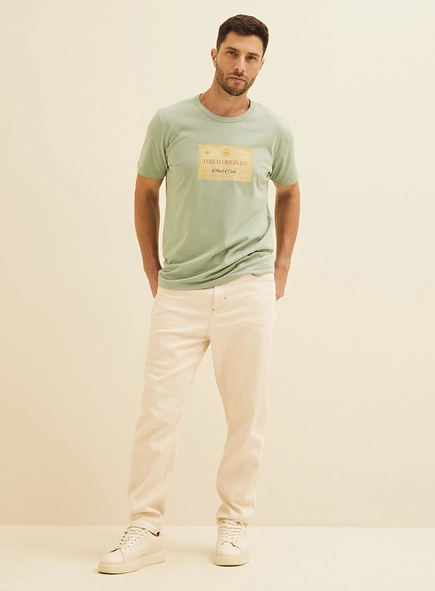 Camiseta New Slim Com Estampa