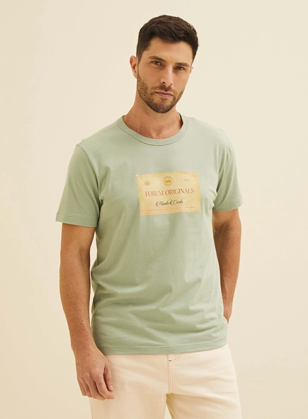 Camiseta New Slim Com Estampa