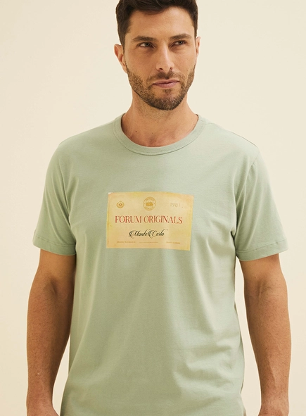Camiseta New Slim Com Estampa