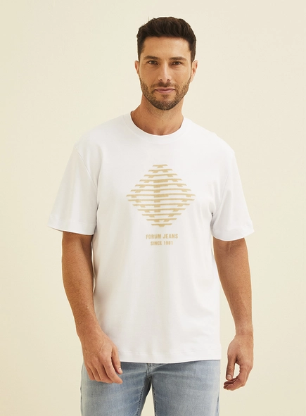 Camiseta Masculina Basic Com Logo