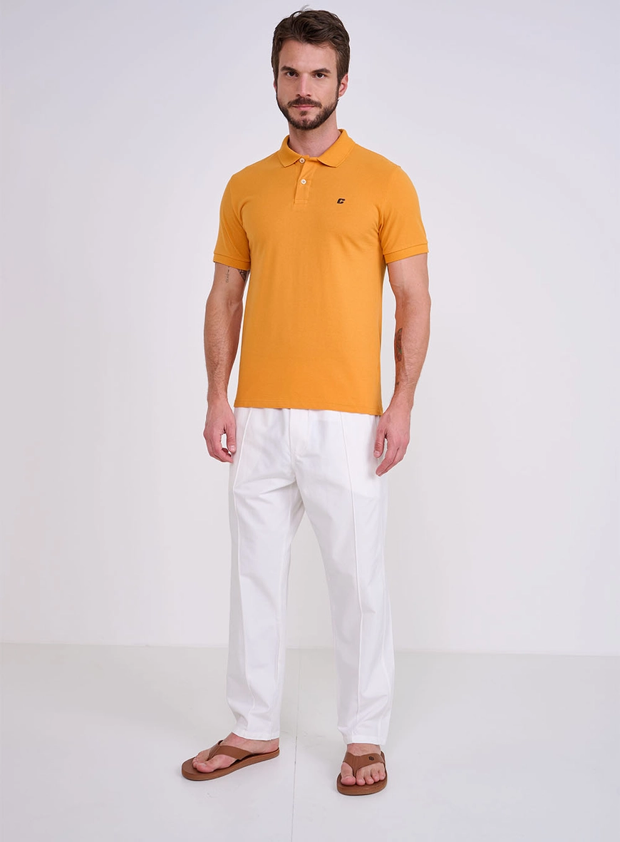 Polo Masculina Slim