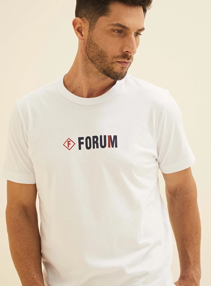 Camiseta New Slim Com Logo Frontal