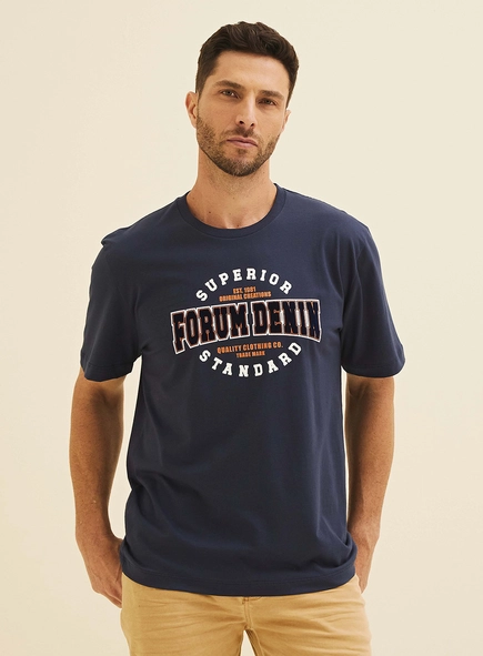 Camiseta New Box Com Estampa Frontal