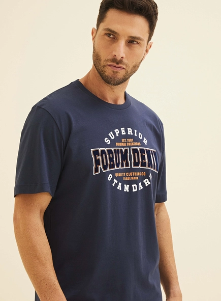 Camiseta New Box Com Estampa Frontal