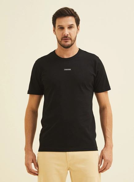 Camiseta New Slim Com Detalhe Em Logo