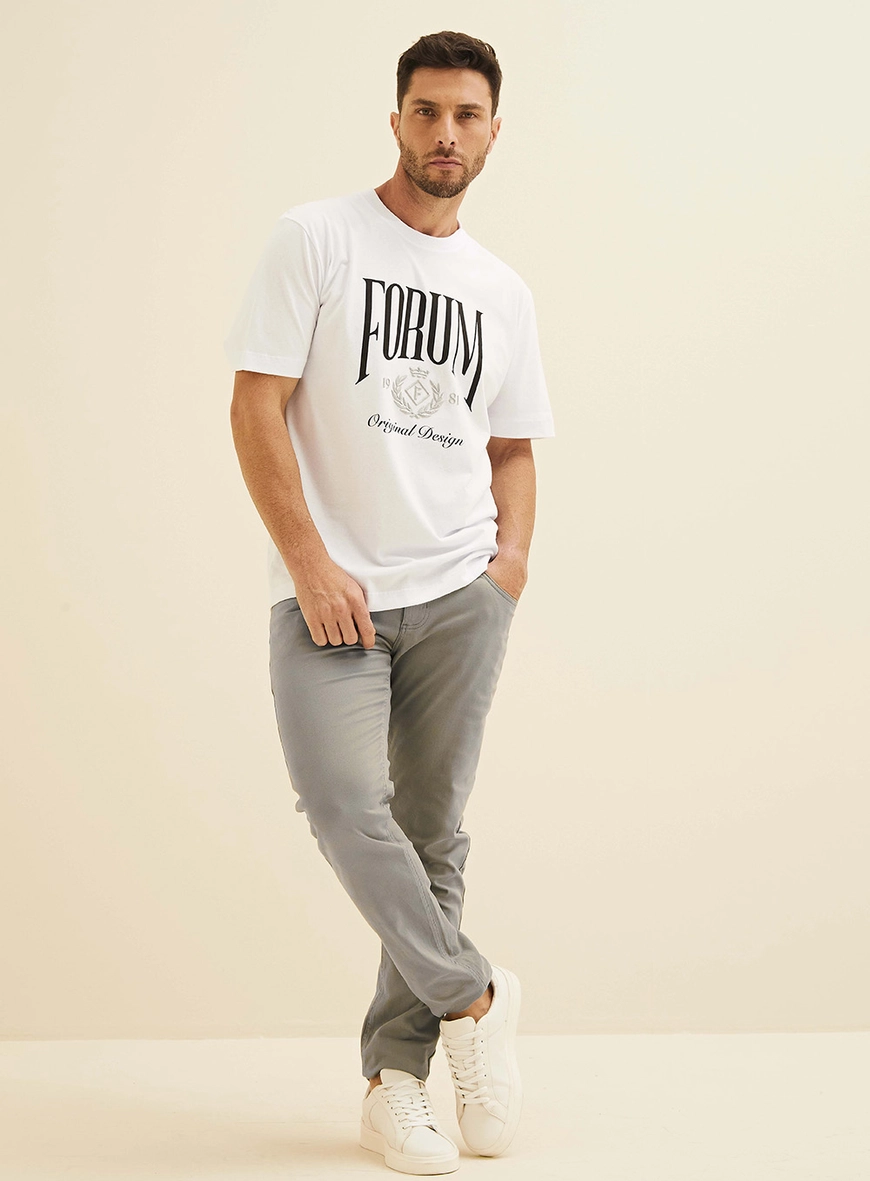 Camiseta New Box Com Estampa Branco
