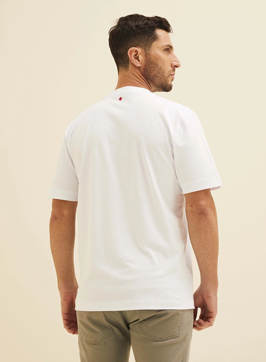 Camiseta New Box Com Estampa Branco