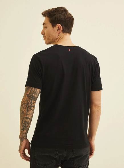 Camiseta New Slim Pima Com Estampa