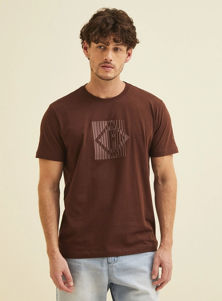 Camiseta Masculina New Slim Com Estampa
