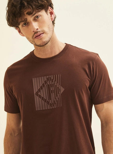 Camiseta Masculina New Slim Com Estampa