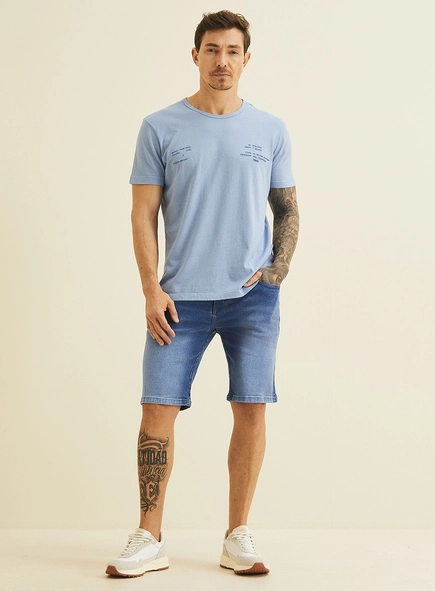 Camiseta Masculina Em Linho
