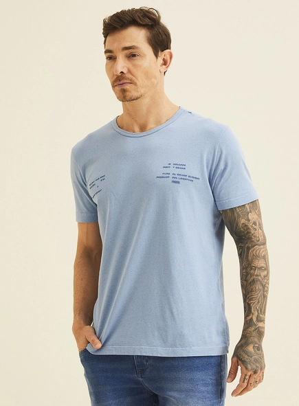Camiseta Masculina Em Linho