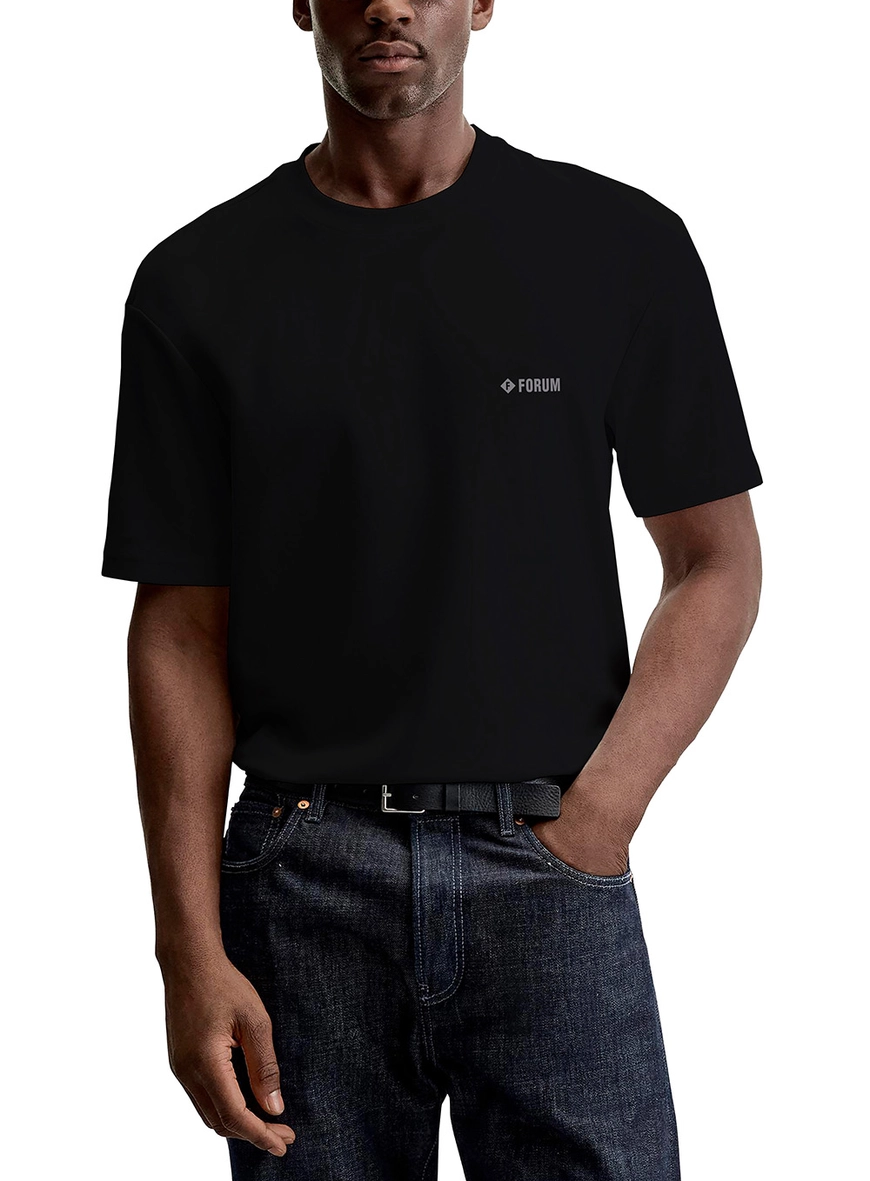 Camiseta New Slim Manga Curta Preto