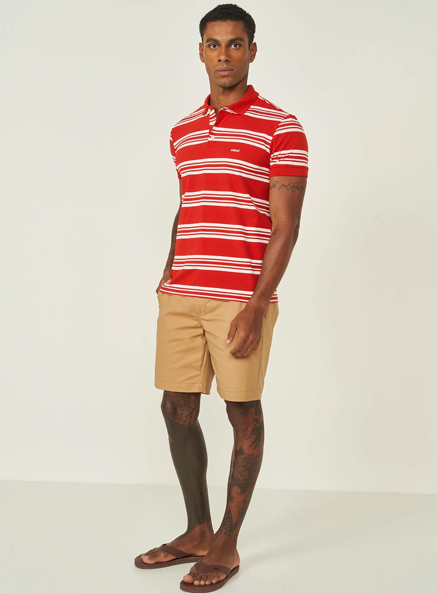 Polo Masculina Listrada