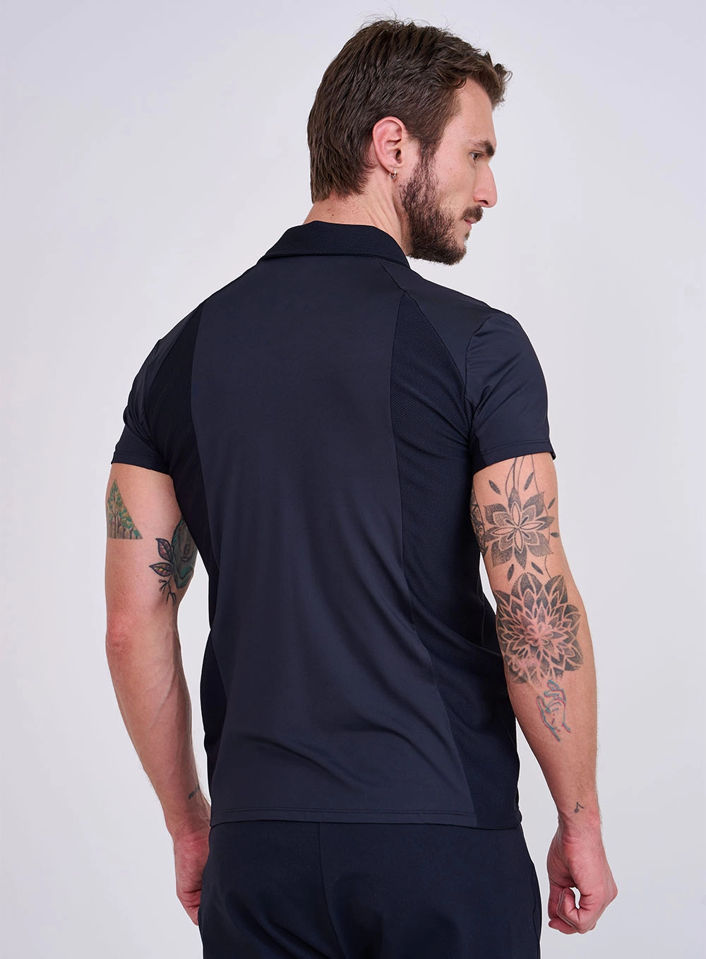 Polo Sunblock Manga Curta - Colcci Tech Preto