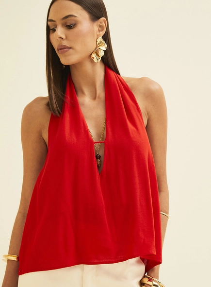 Blusa Solta Frente Única