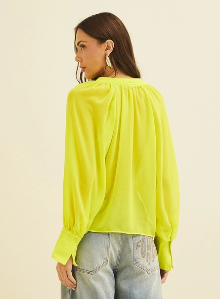 Blusa Ampla Manga Longa