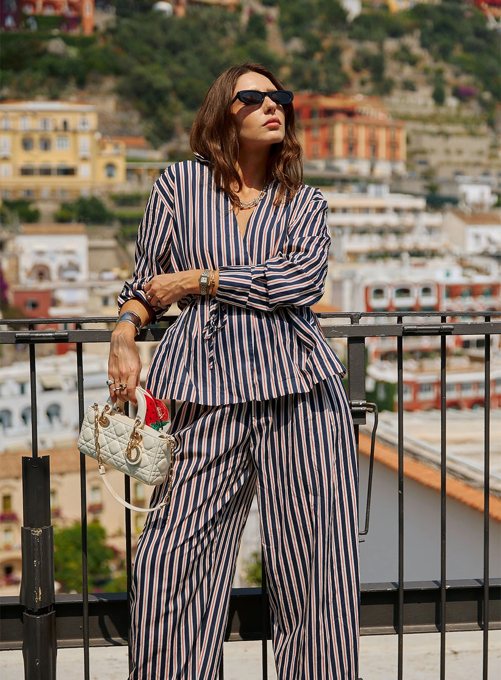 Camisa Listrada Manga Longa Comfort Estampados