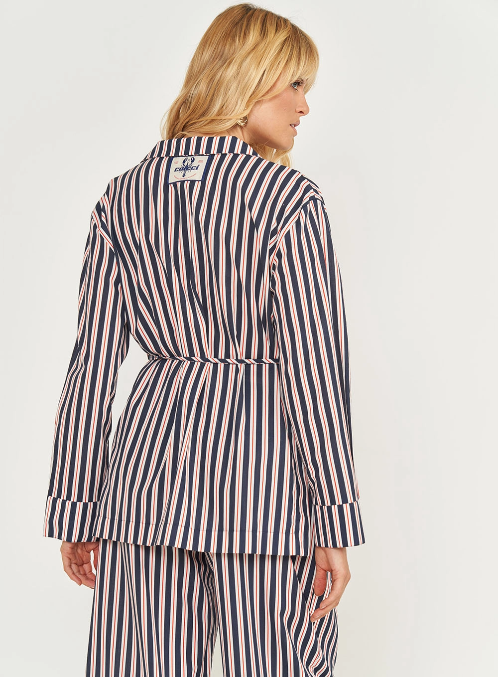 Camisa Listrada Manga Longa Comfort Estampados