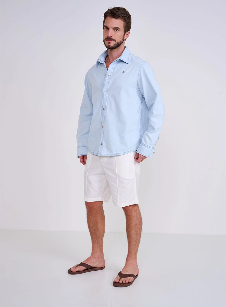 Camisa Thulio Manga Longa