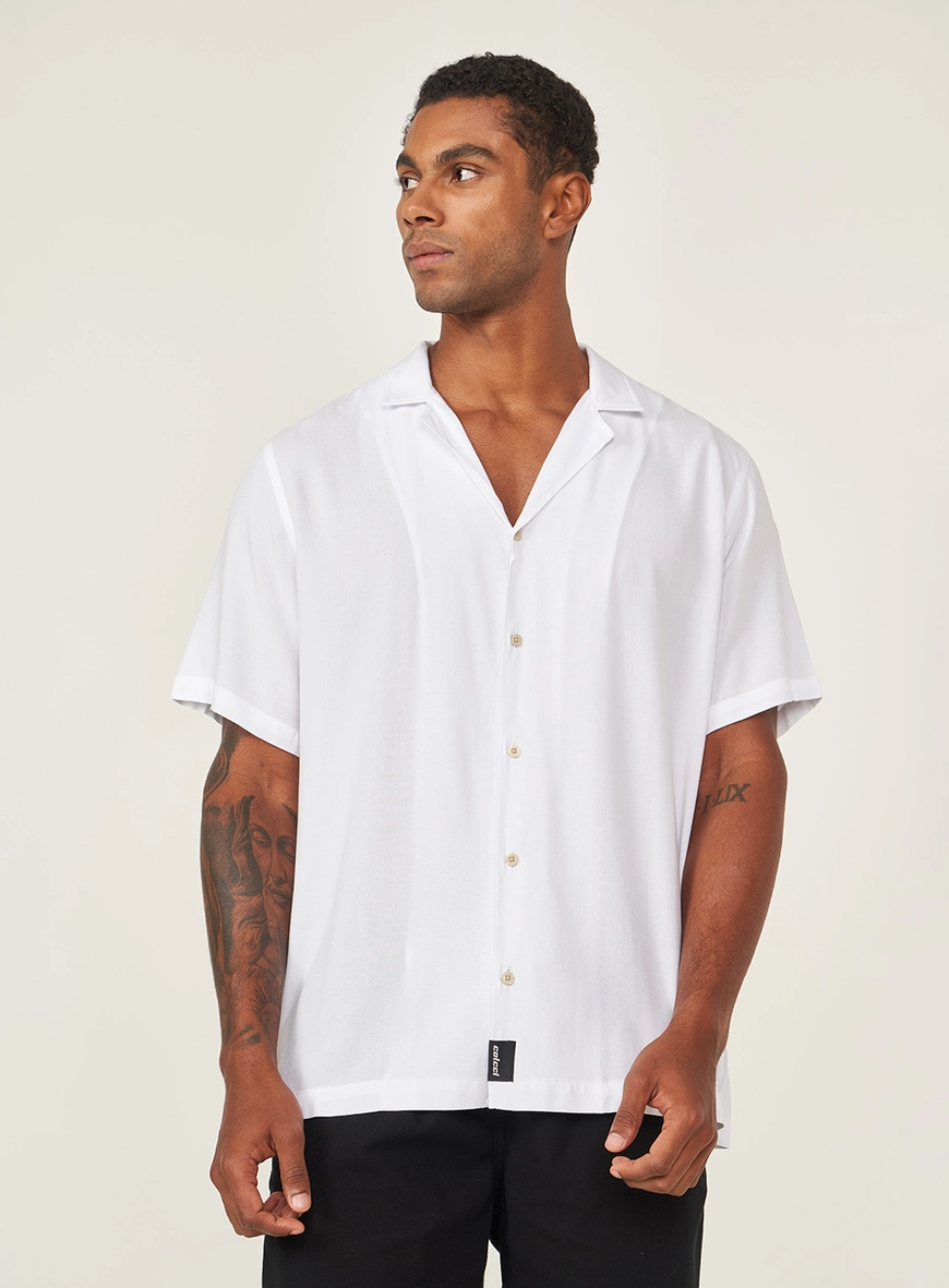 Camisa Box Masculina Manga Curta