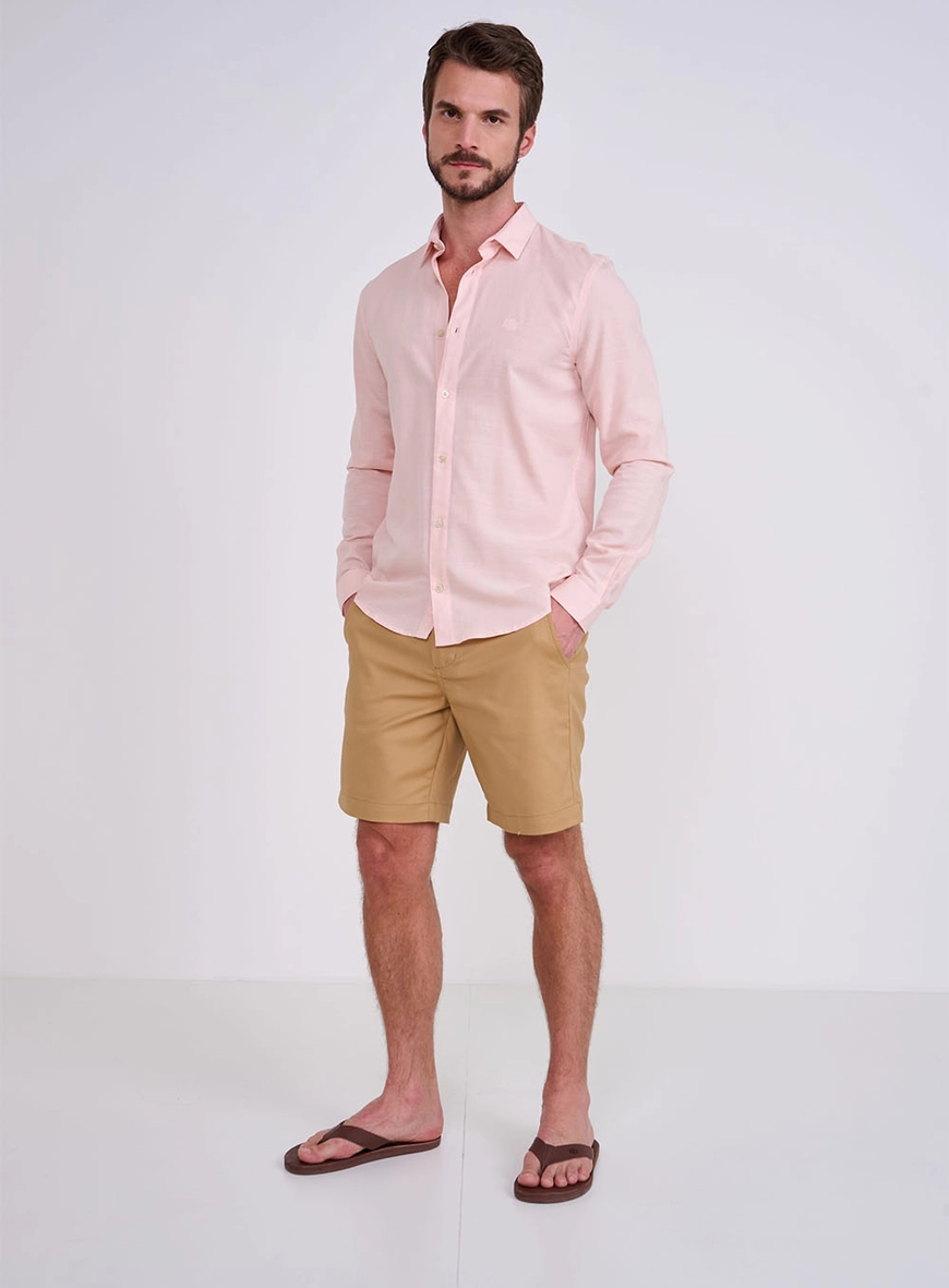 Camisa Relax Manga Longa Com Duplo C