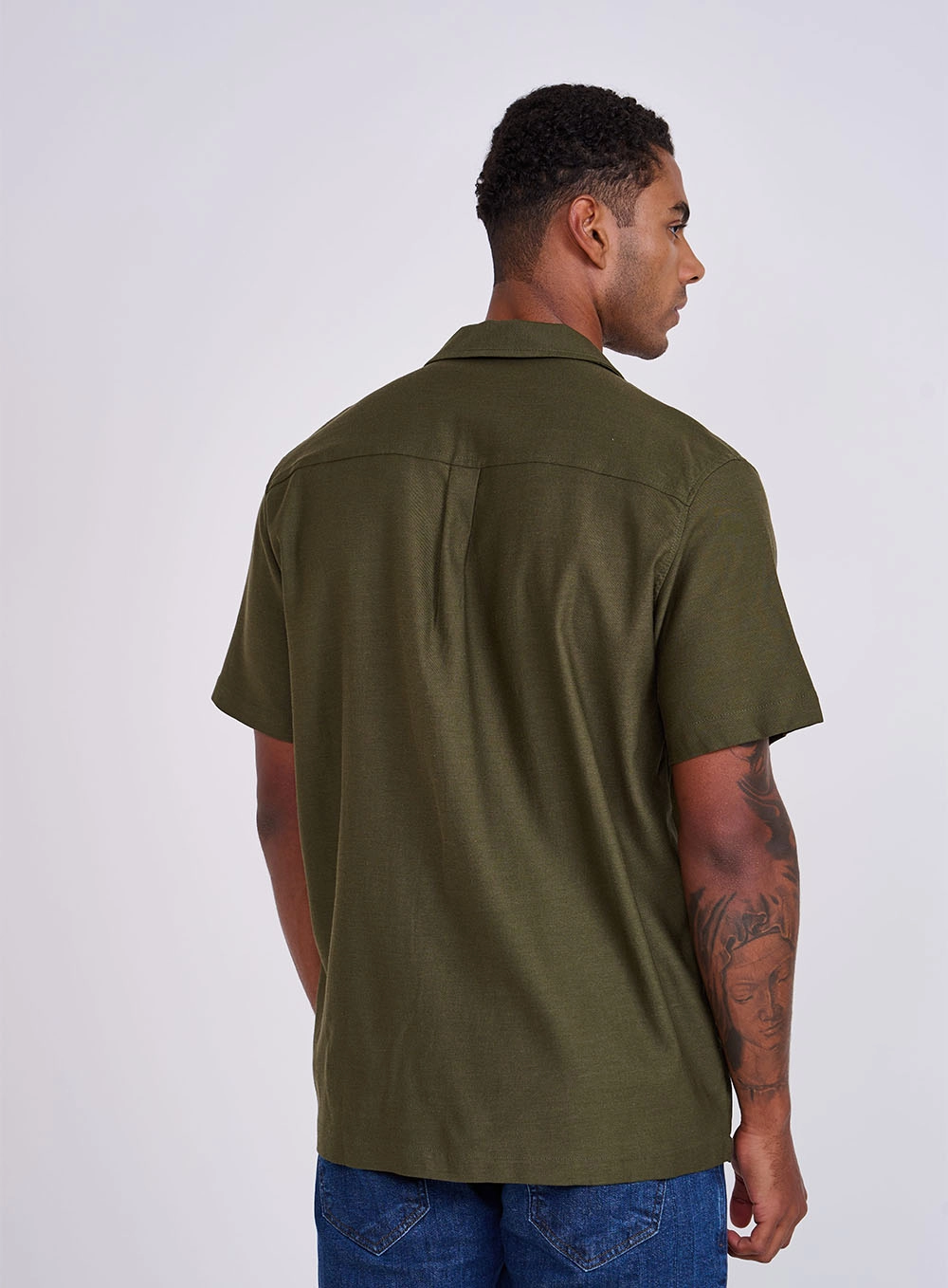 Camisa Masculina Box Verde