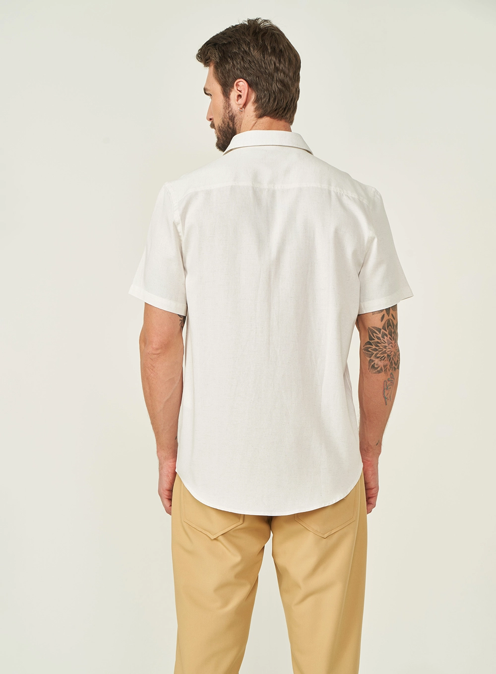 Camisa Relax Manga Curta Off Shell