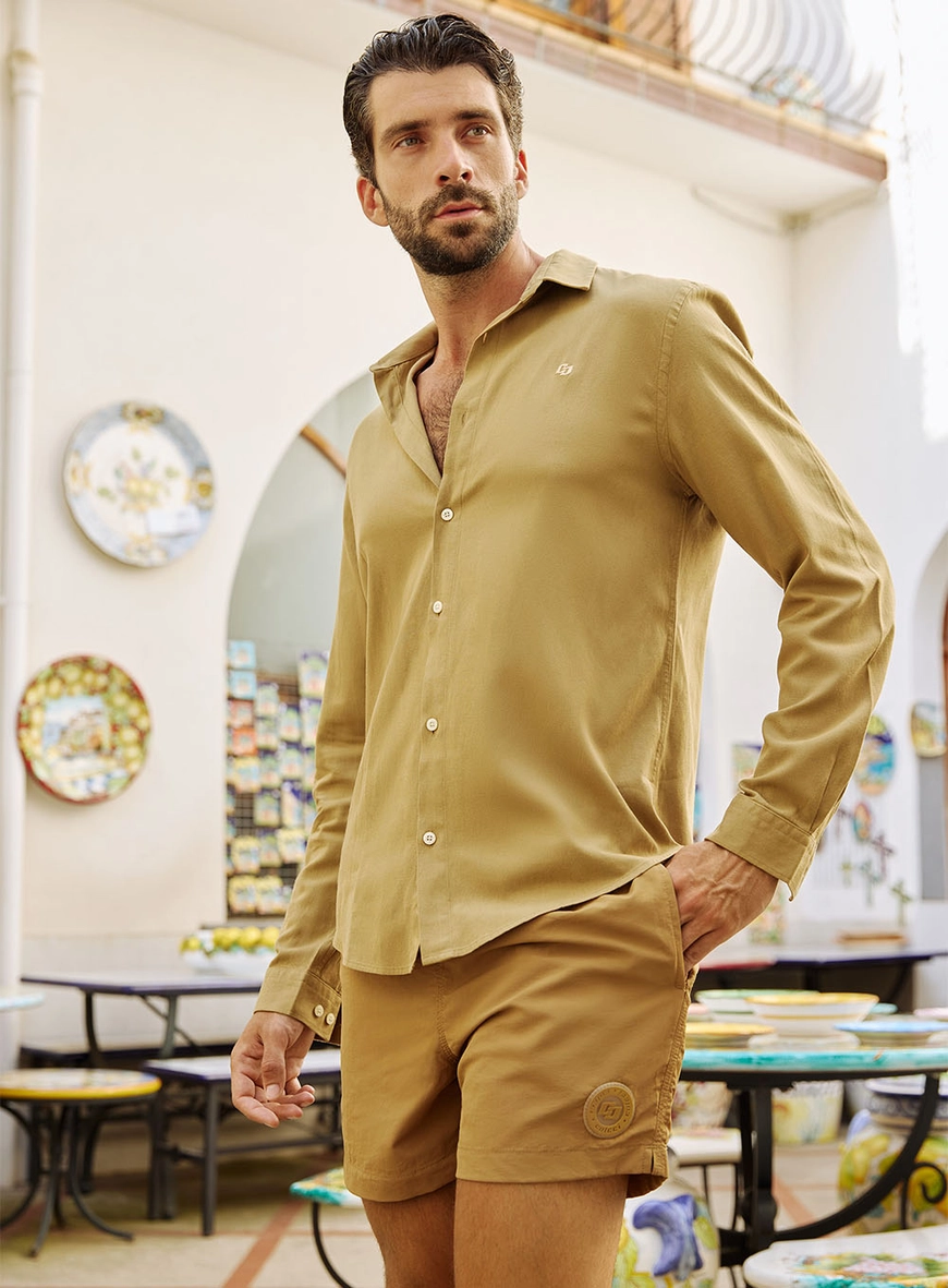 Camisa Manga Longa Relax Viscose