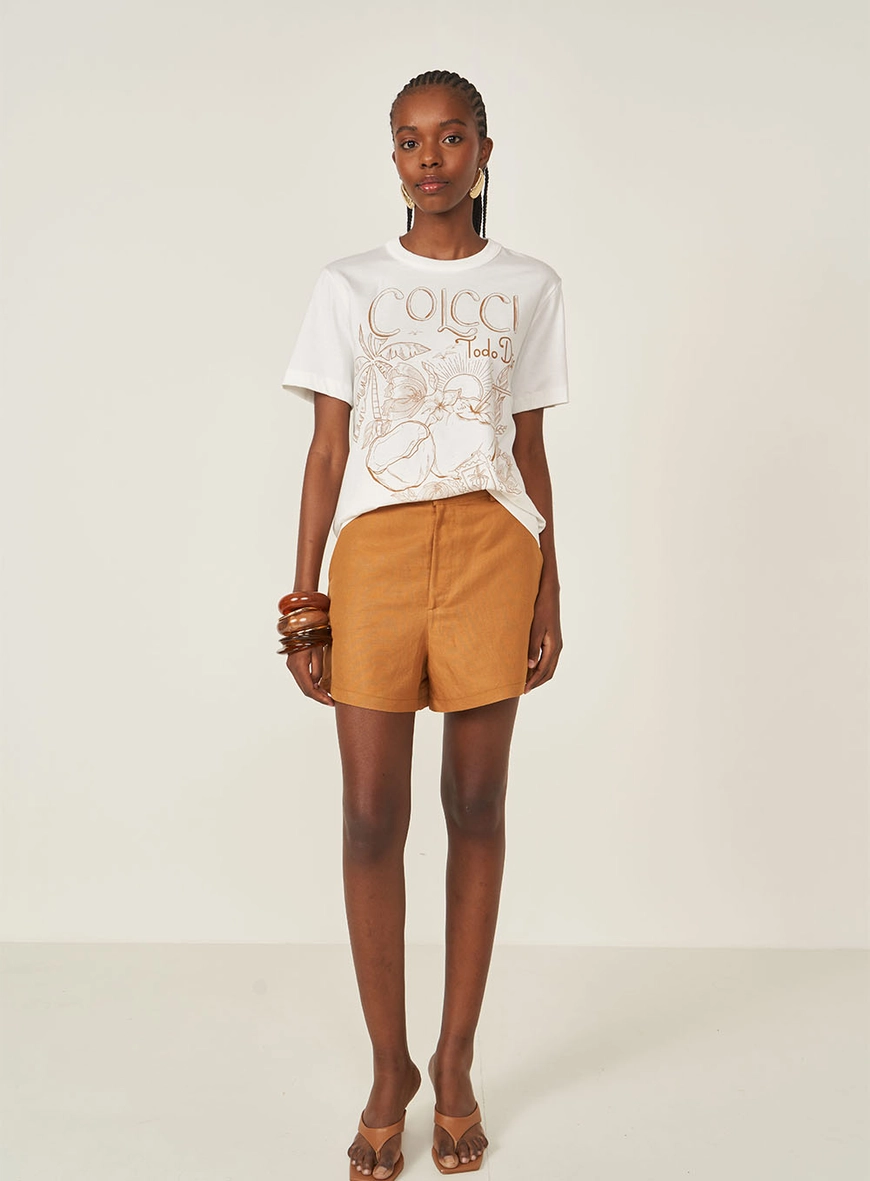 Camiseta Boy Com Estampa Frontal