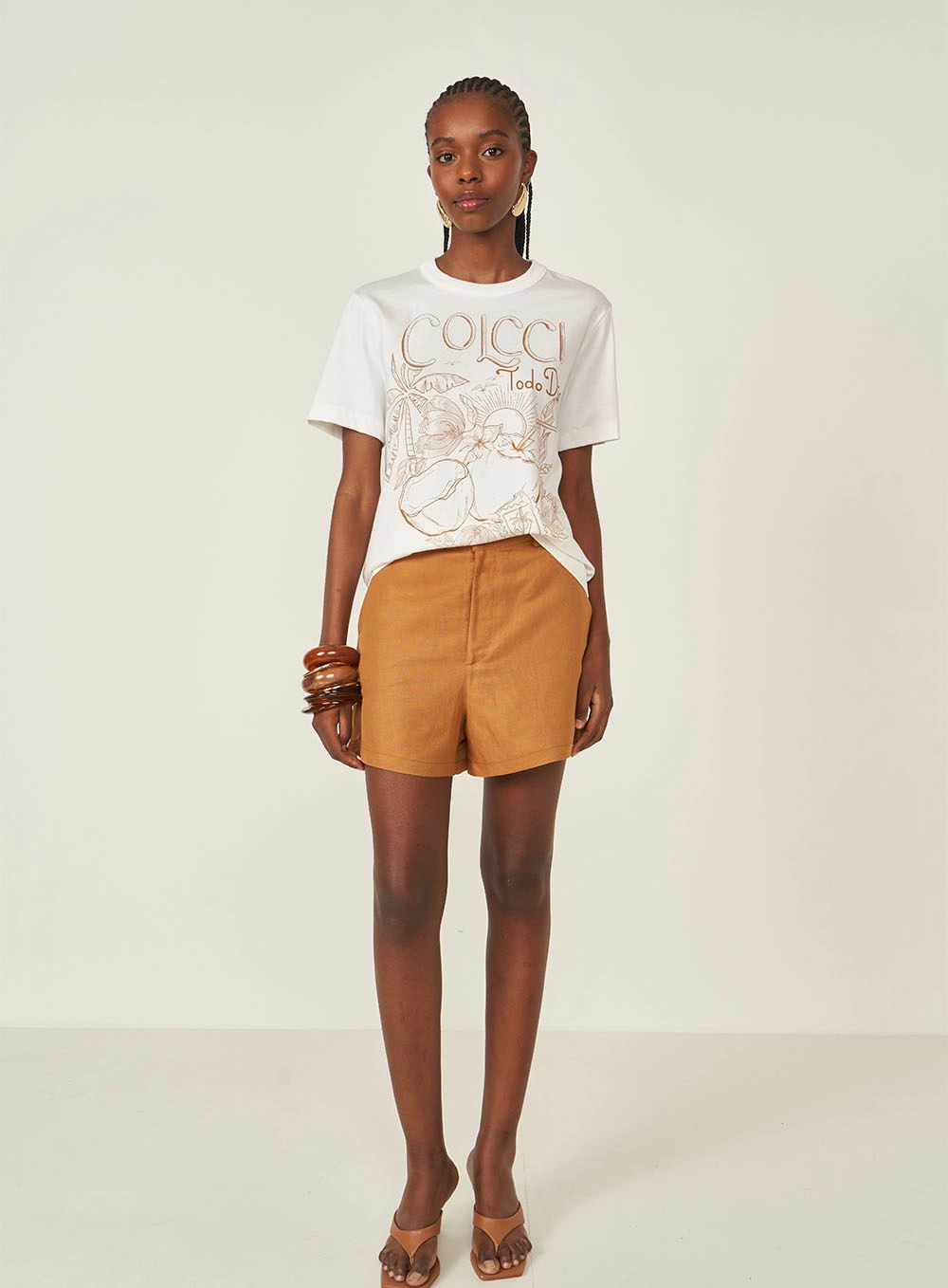 Camiseta Boy Com Estampa Frontal Off Shell