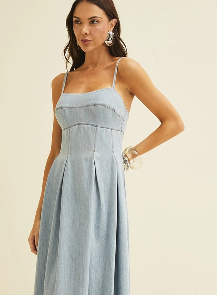 Vestido Longo Jeans