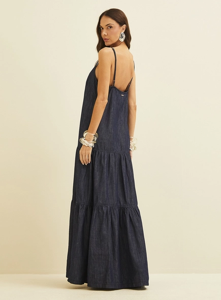 Vestido Longo Jeans