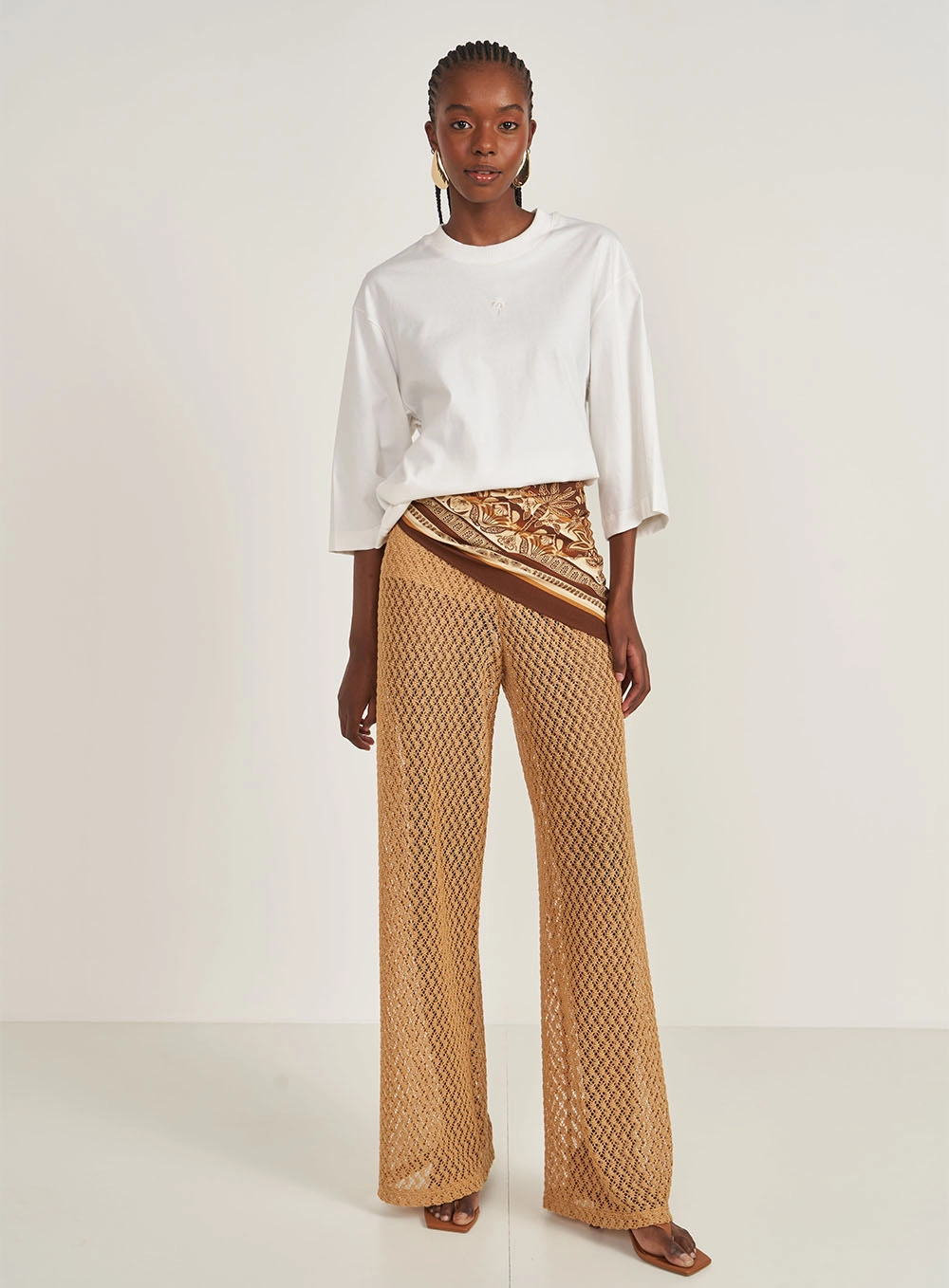 Camiseta Feminina Korea Oversized Off Shell