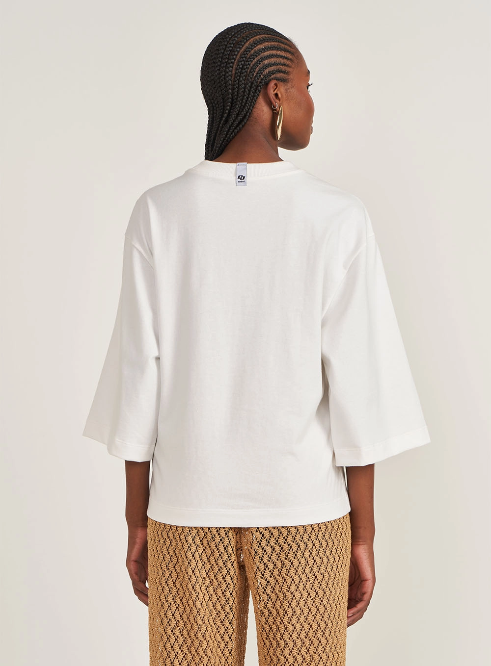 Camiseta Feminina Korea Oversized Off Shell