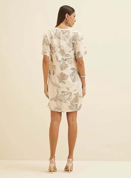 Vestido Reto Estampado