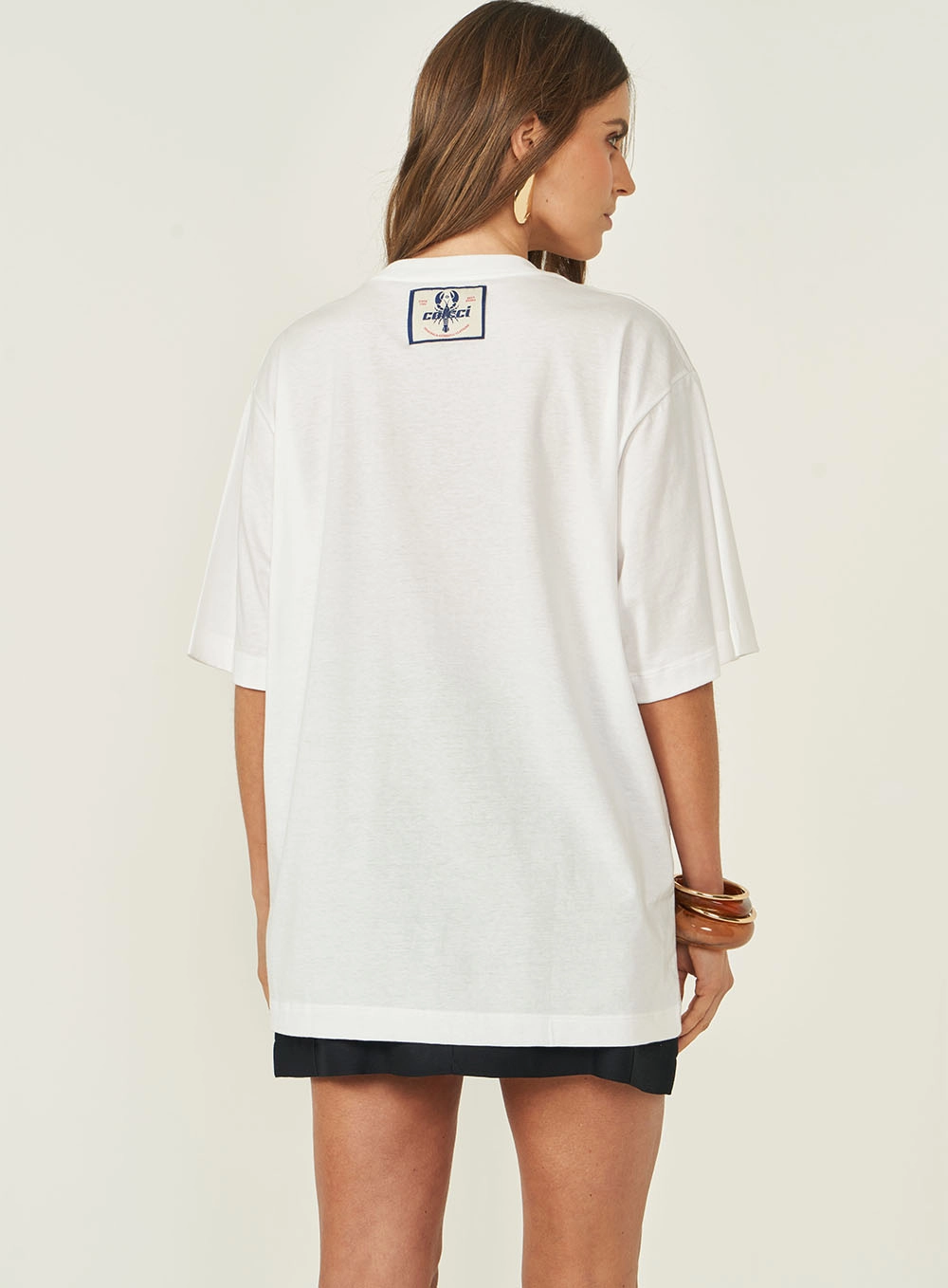 Camiseta Estampada Over Loose Off Shell