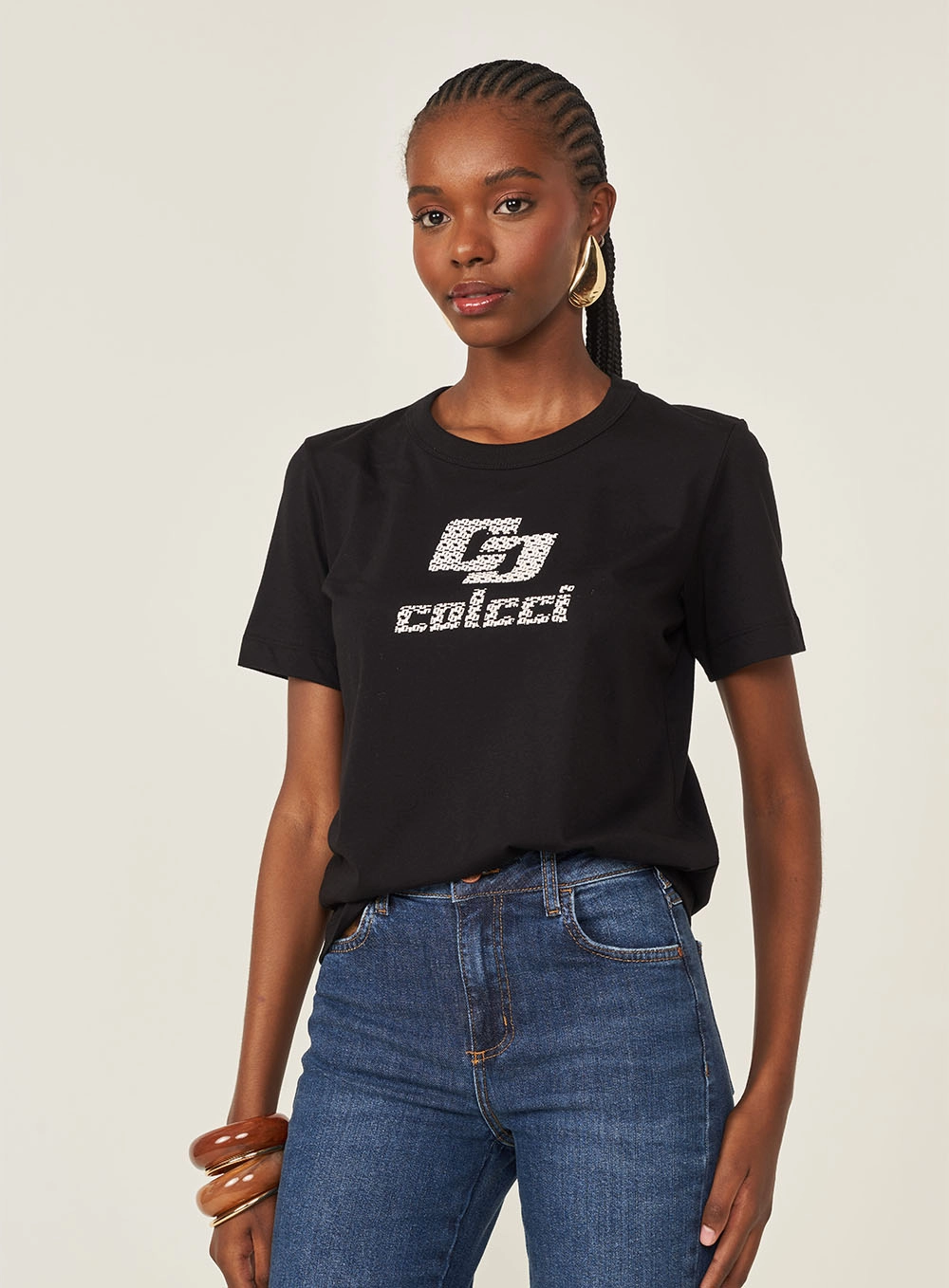 Camiseta Comfort Com Logo | Colcci