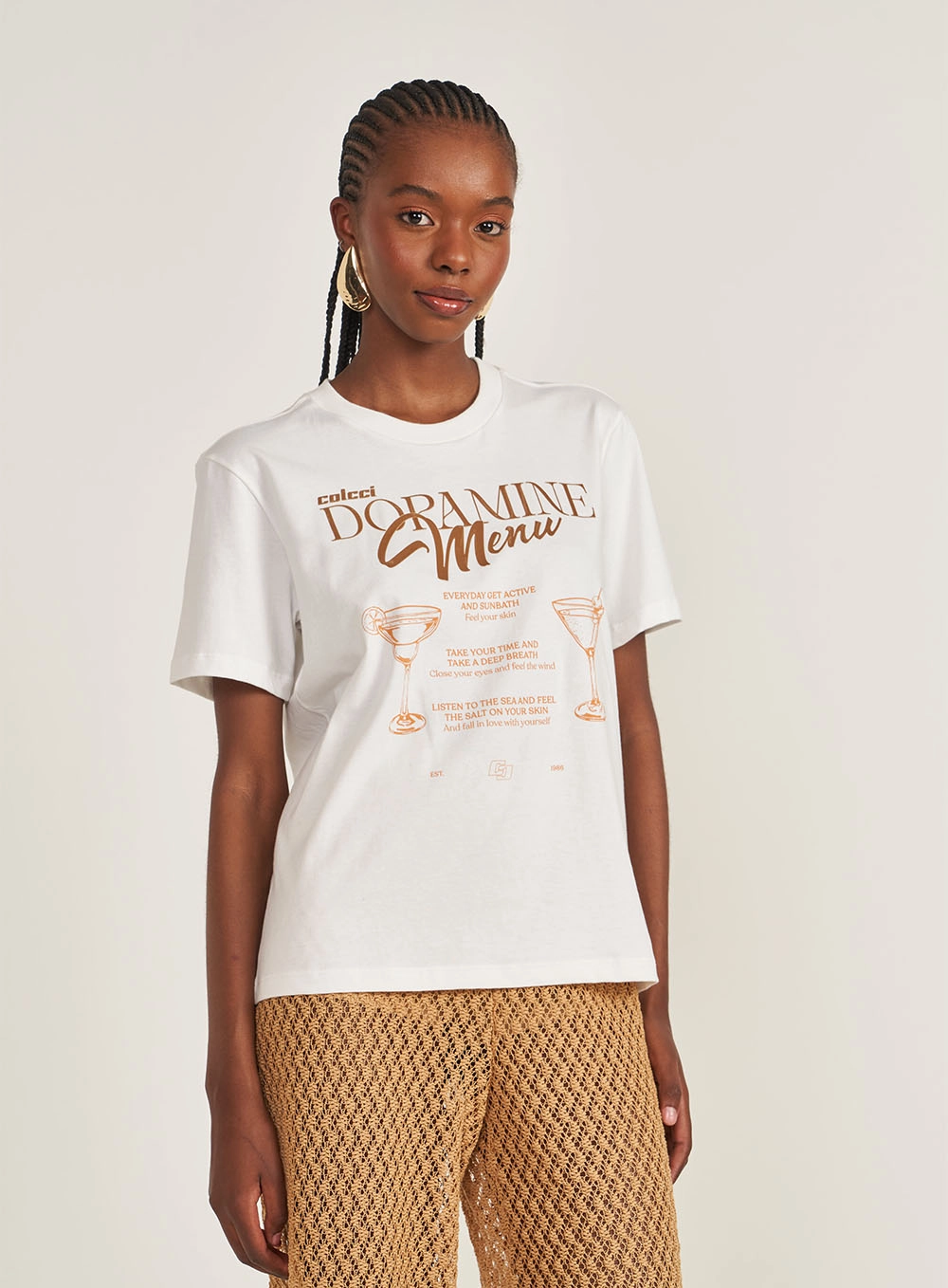 Camiseta Boy Com Estampa Frontal Off Shell