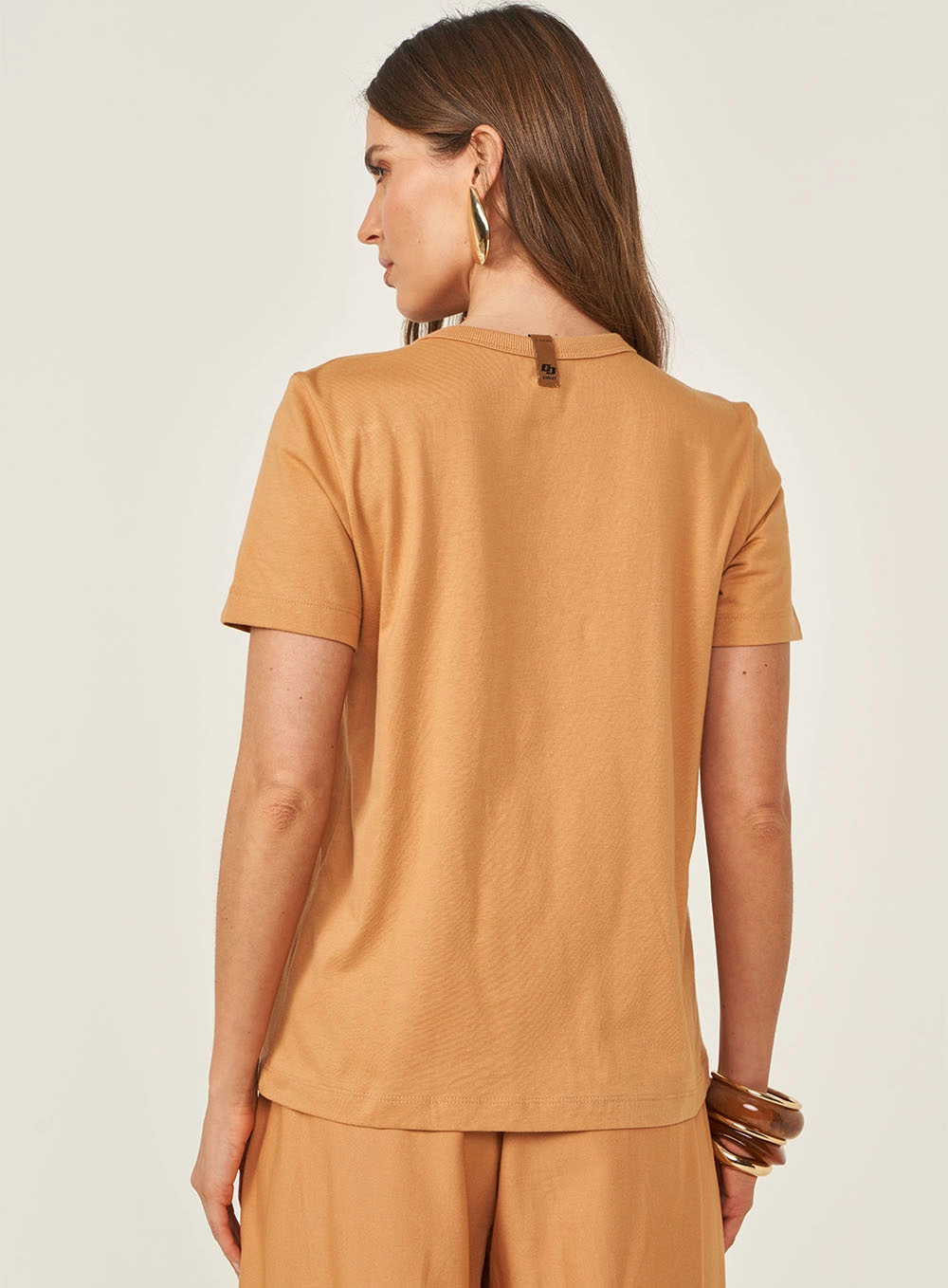 Camiseta Feminina Comfort Bege