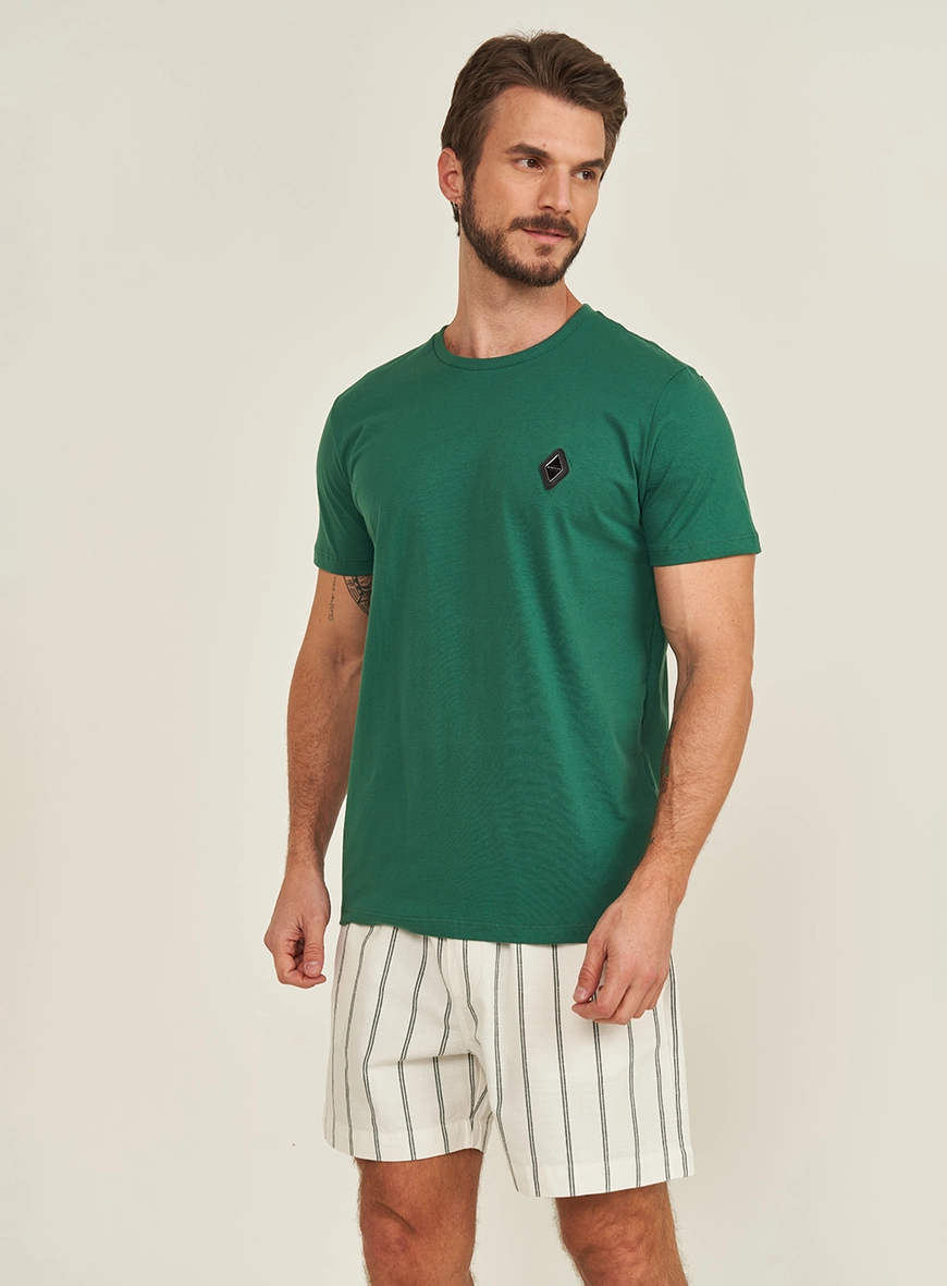 Camiseta Slim Masculina