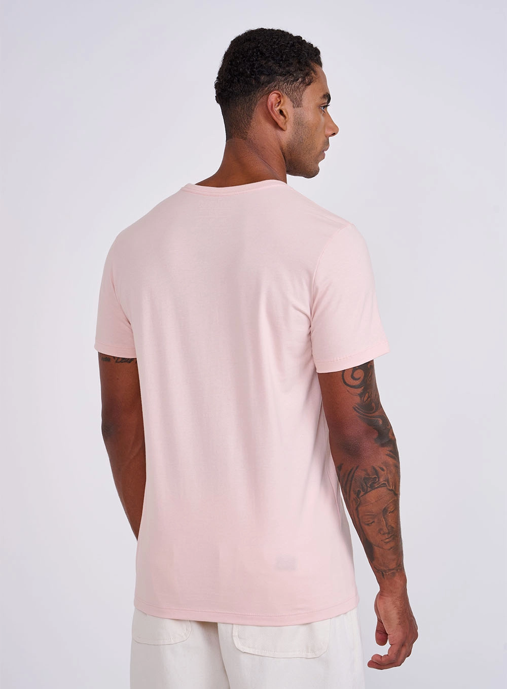 Camiseta Slim Colcci Lovers Rosa