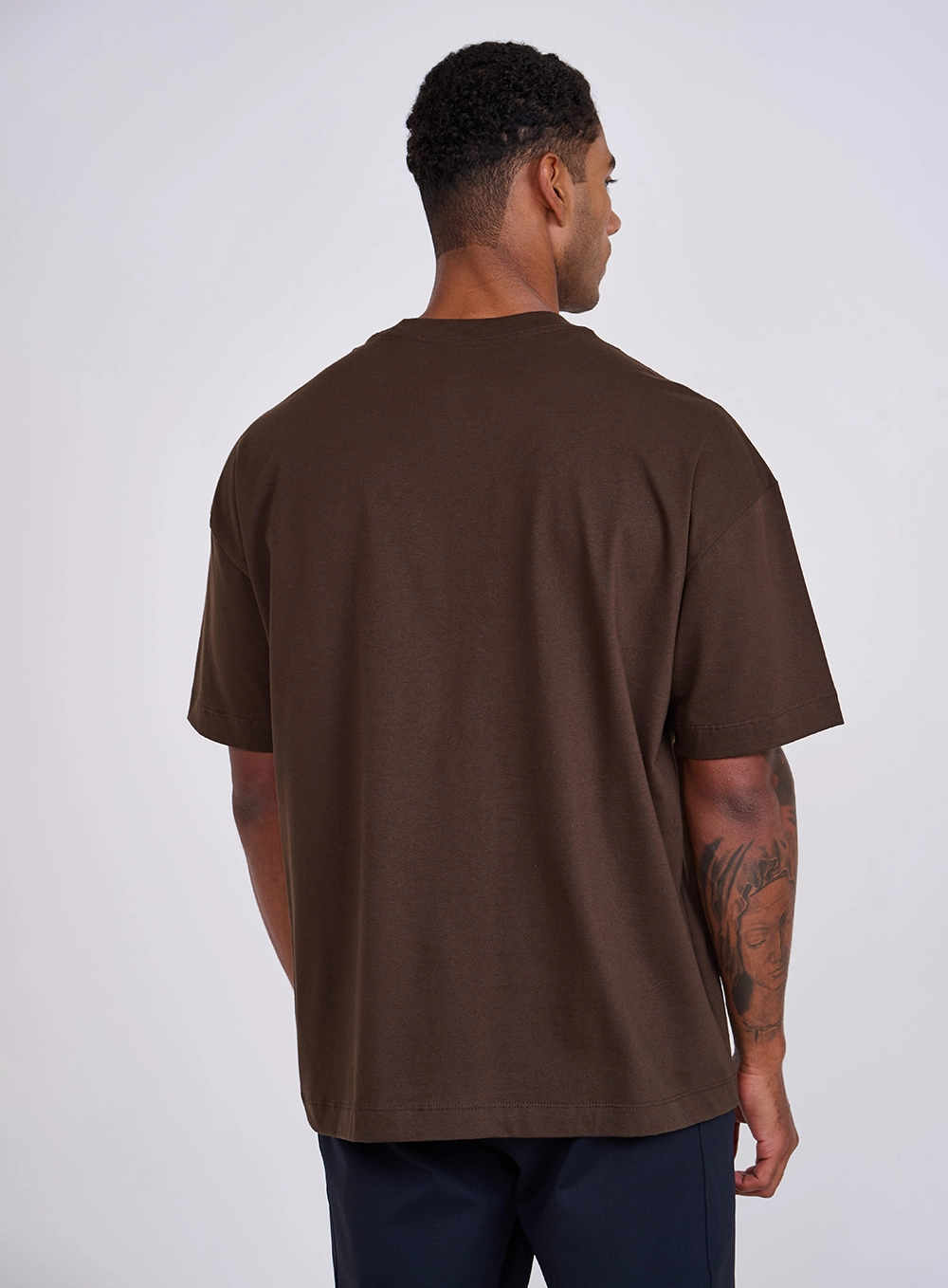 Camiseta Box New Com Estampa Marrom Coconut