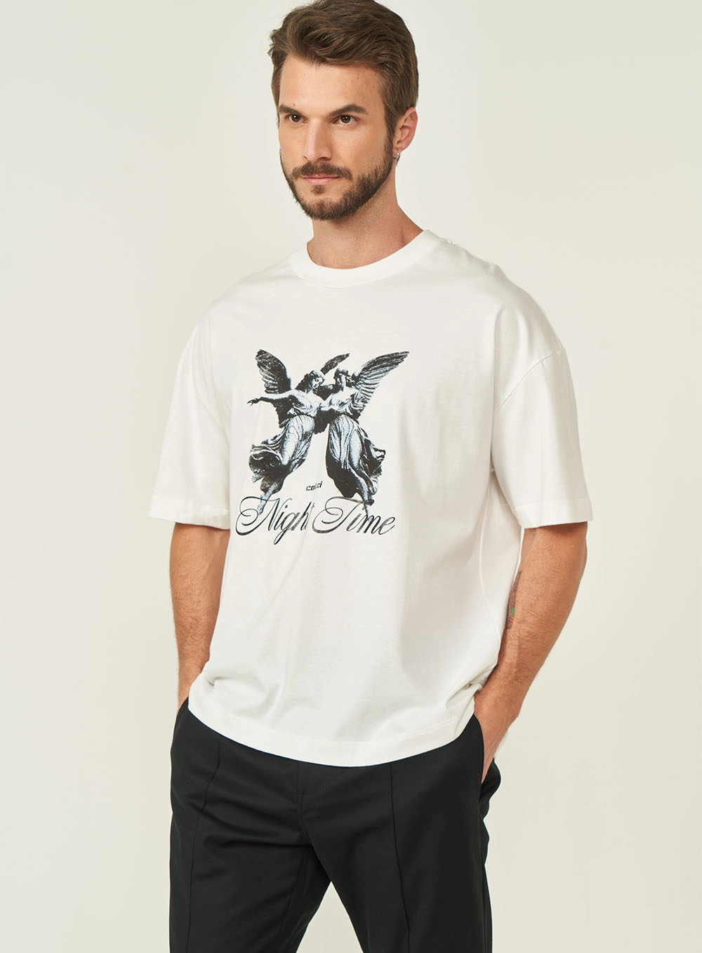 Camiseta Box New Com Estampa Off Shell