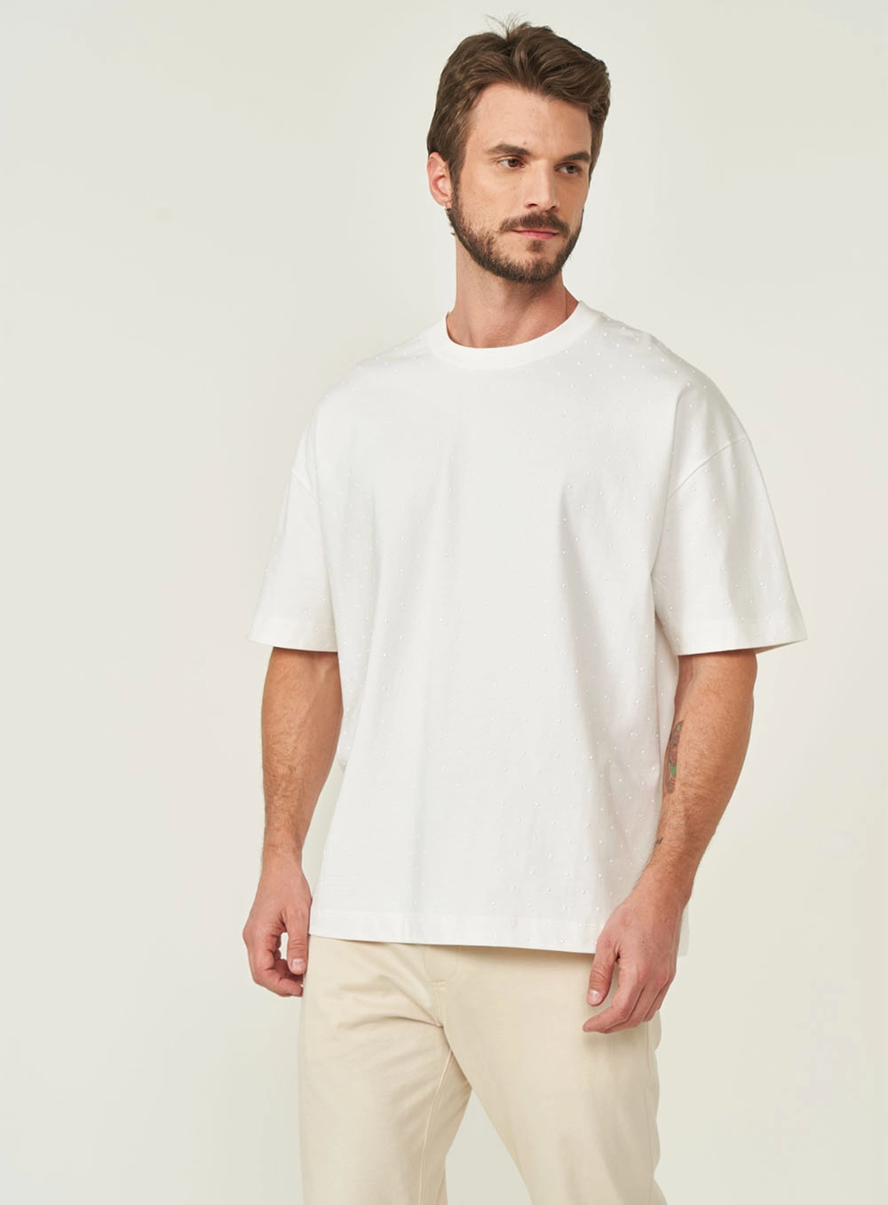 Camiseta Masculina Manga Curta Off Shell