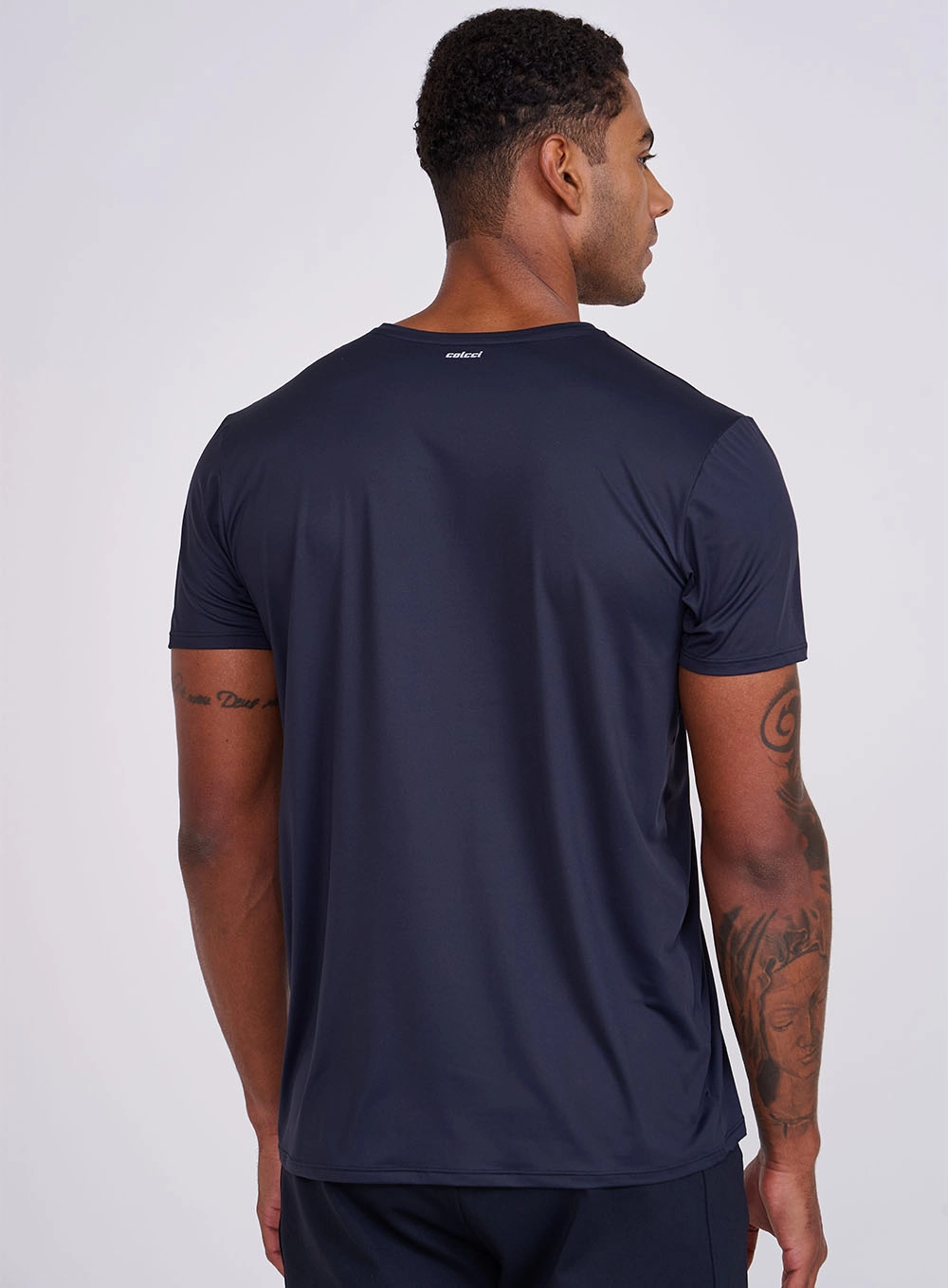 Camiseta Sun Blocking Manga Curta - Colcci Tech Preto