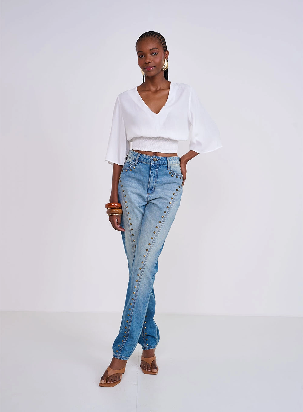 Blusa Comfort Manga Sino Off Shell