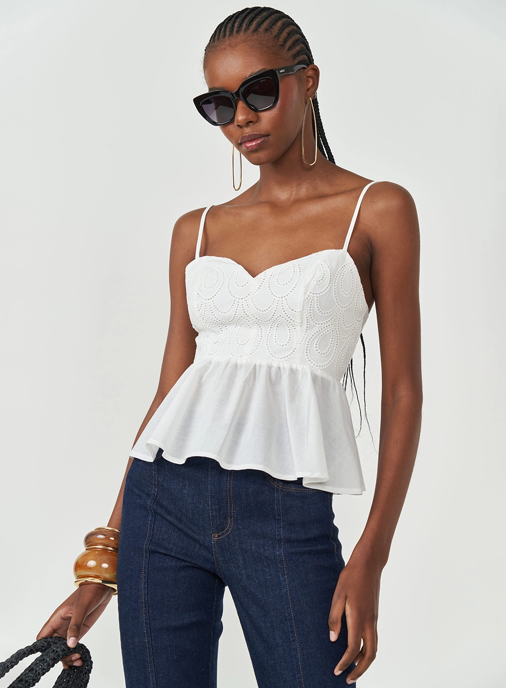 Blusa Comfort Em Laise Off Shell