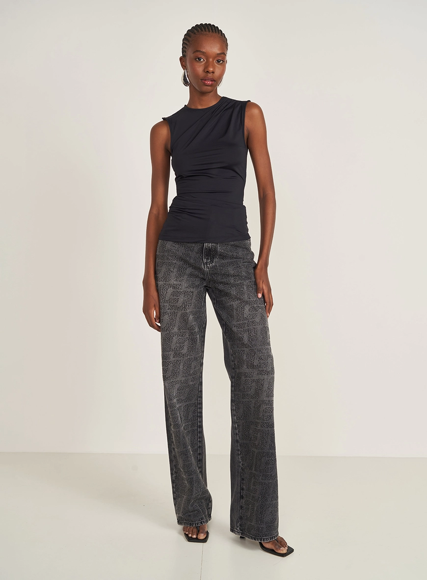 Blusa Slim Com Detalhe Franzido