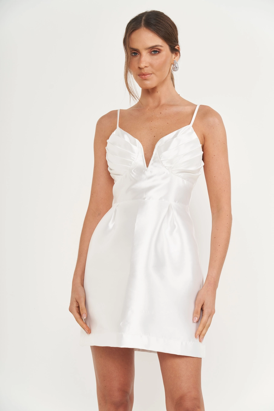 Vestido Feminino Decote V Off Shell